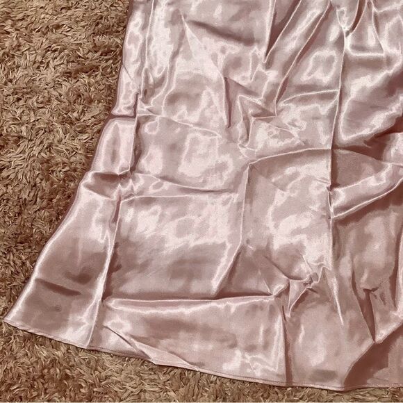Vintage Enchanting Coquette Pink and Cream Lace Fairycore Fairy Slip Size Large - Picture 6 of 12